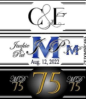 Custom cigar bands designed with logos for Miami area corporate events